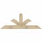 Ekena Millwork Richland Rough Sawn Timber Gable Bracket, Douglas Fir, 72"W x 27"H x 6"D x 6"F, 9/12 Pitch GBW072X27X0606RIC00RDF - alternate 1